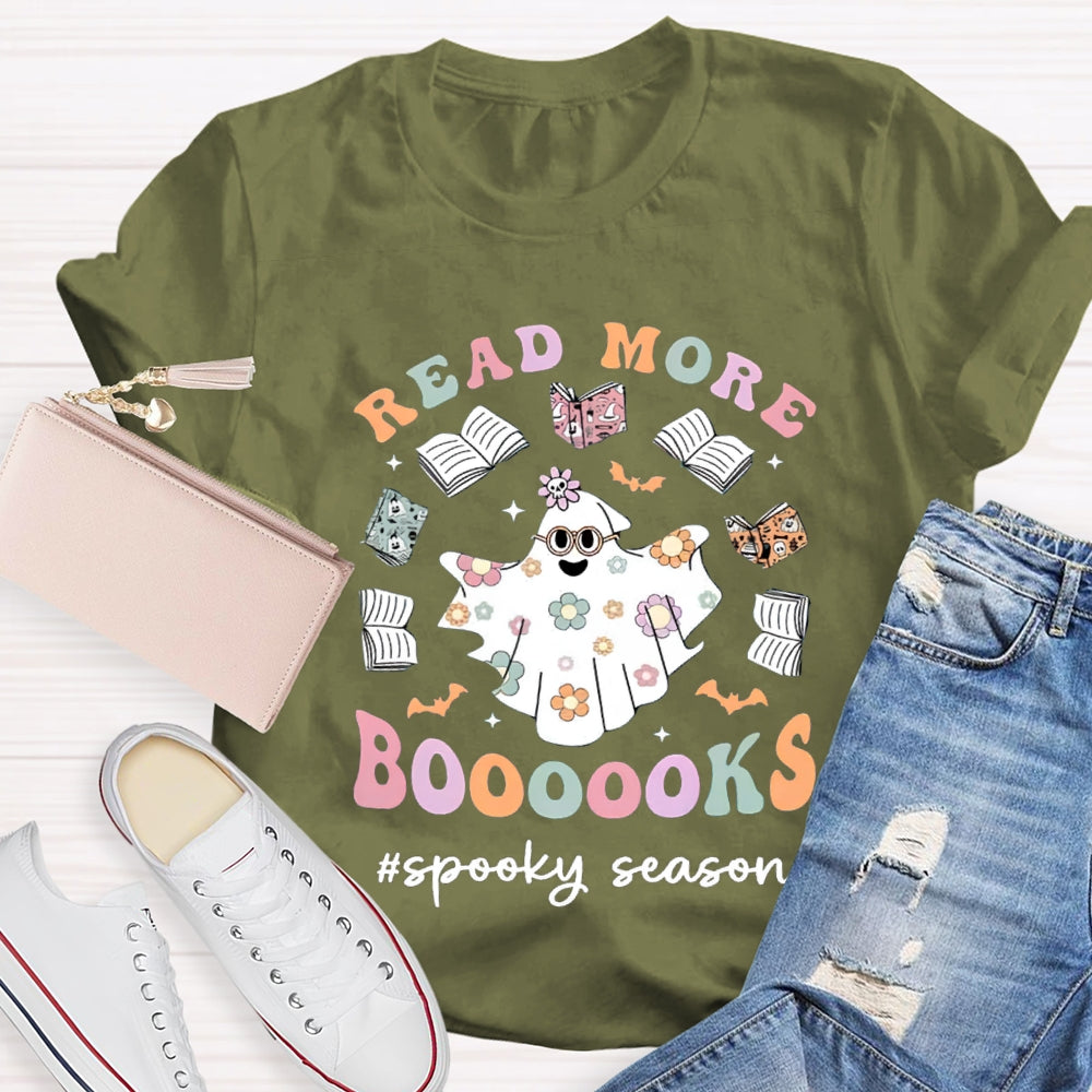 Read More Books Teacher Halloween Shirt