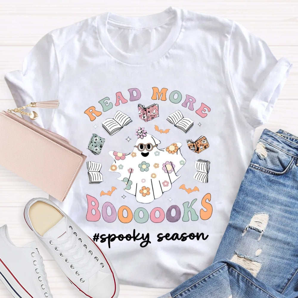 Read More Books Teacher Halloween Shirt