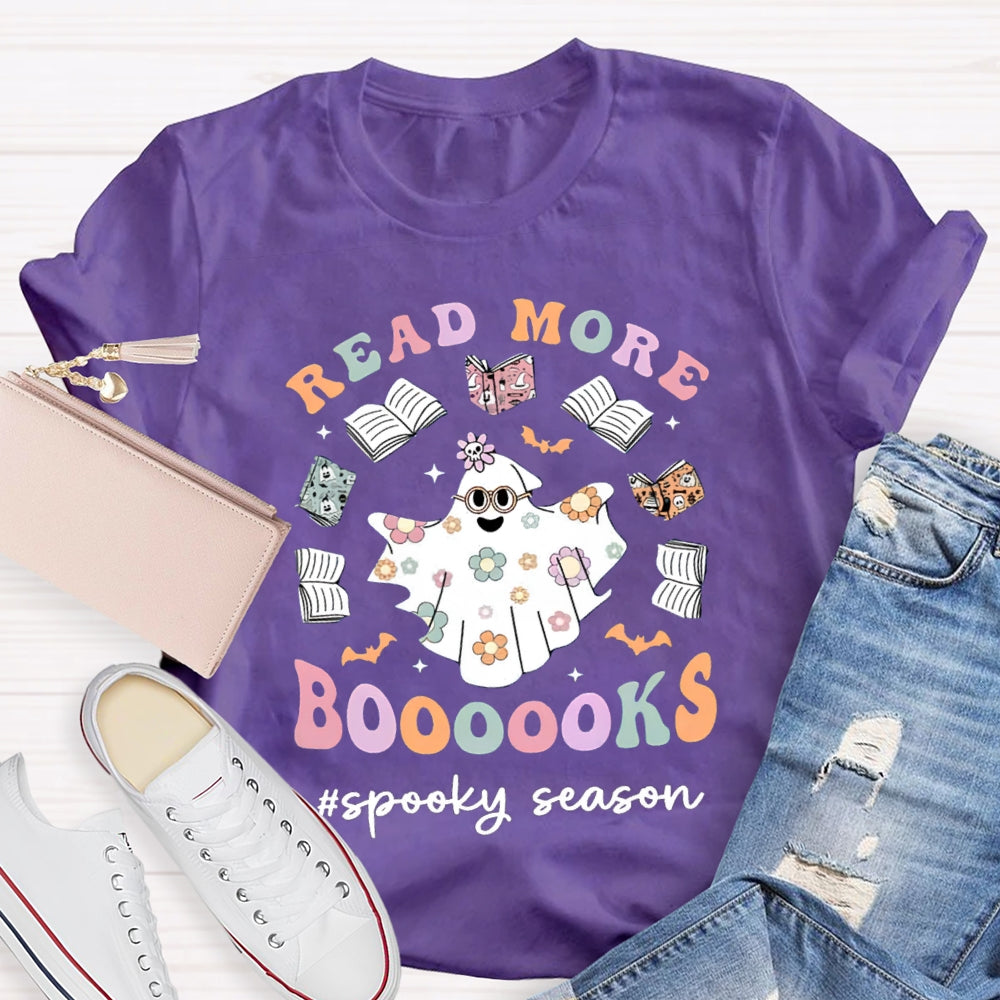 Read More Books Teacher Halloween Shirt
