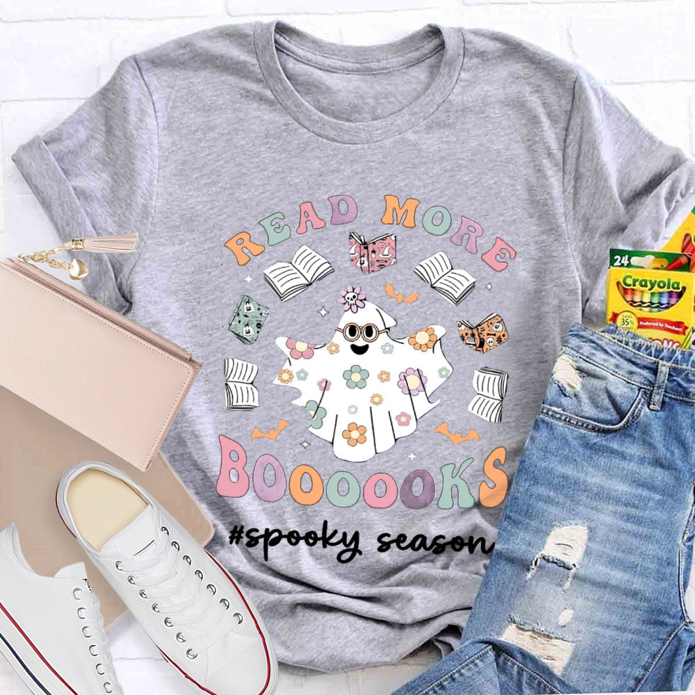 Read More Books Teacher Halloween Shirt