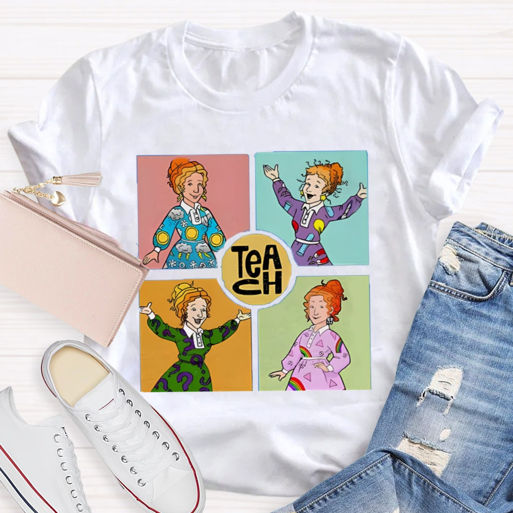 Teach Magic School Bus Teacher T-Shirt