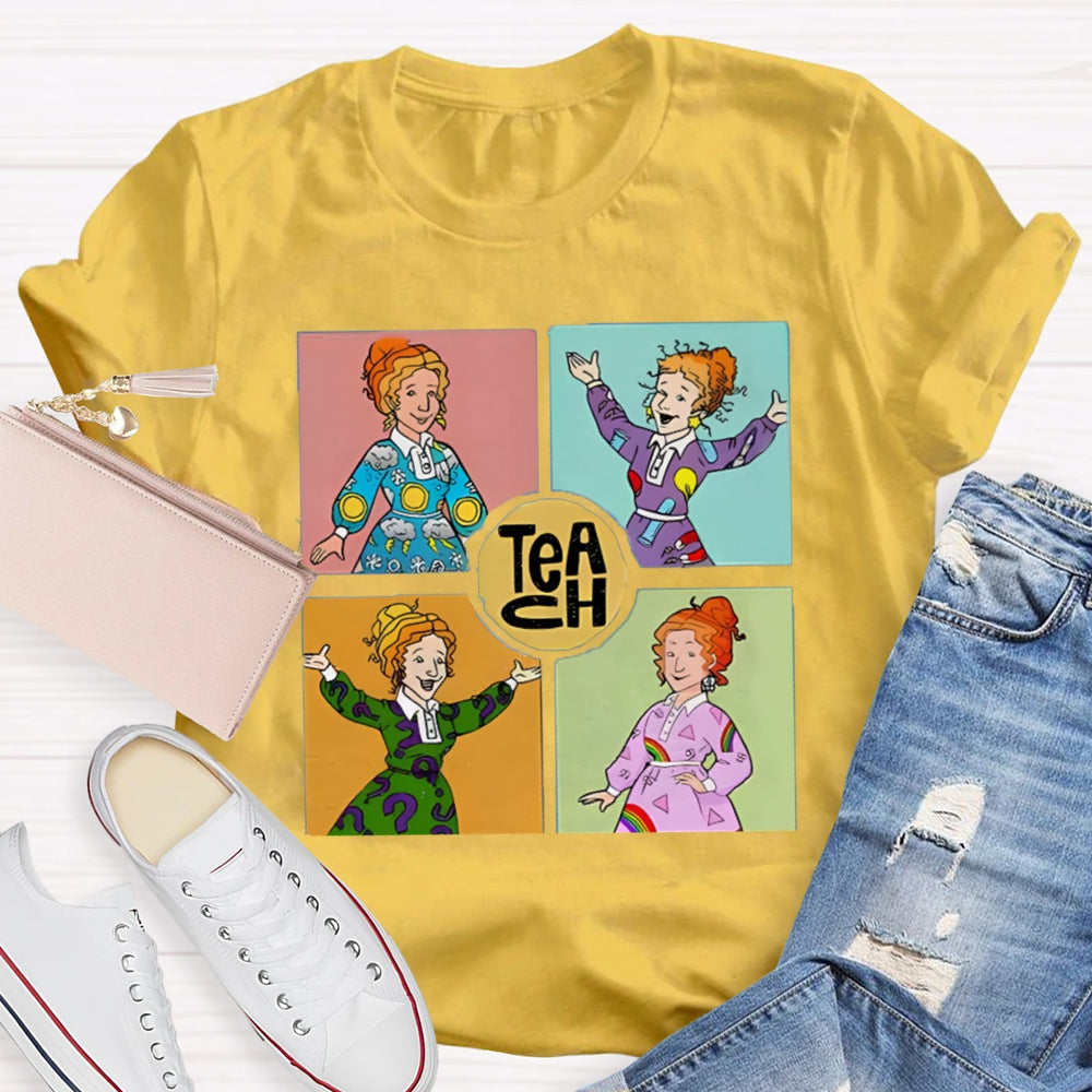 Teach Magic School Bus Teacher T-Shirt