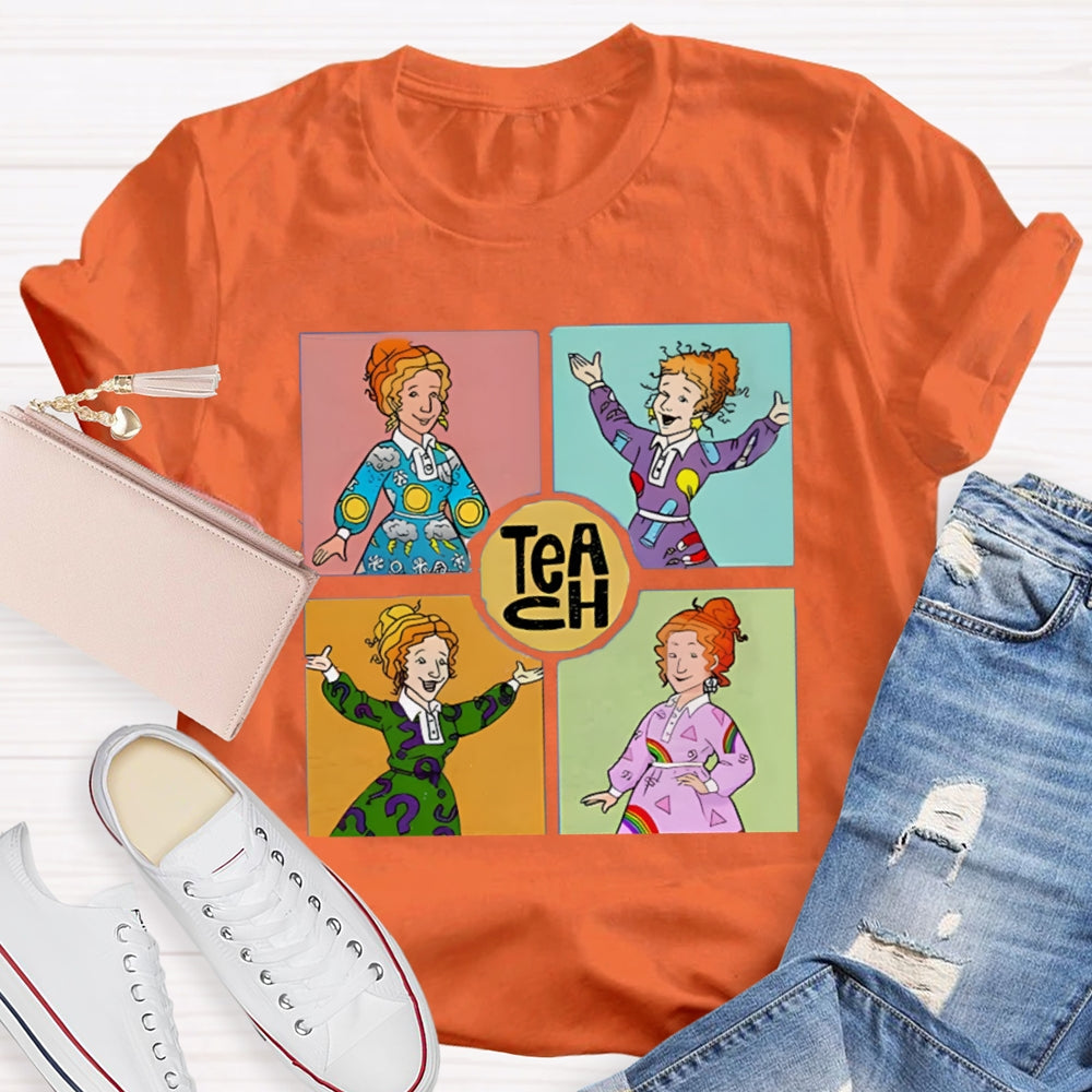 Teach Magic School Bus Teacher T-Shirt