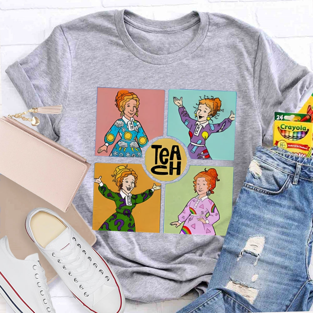 Teach Magic School Bus Teacher T-Shirt