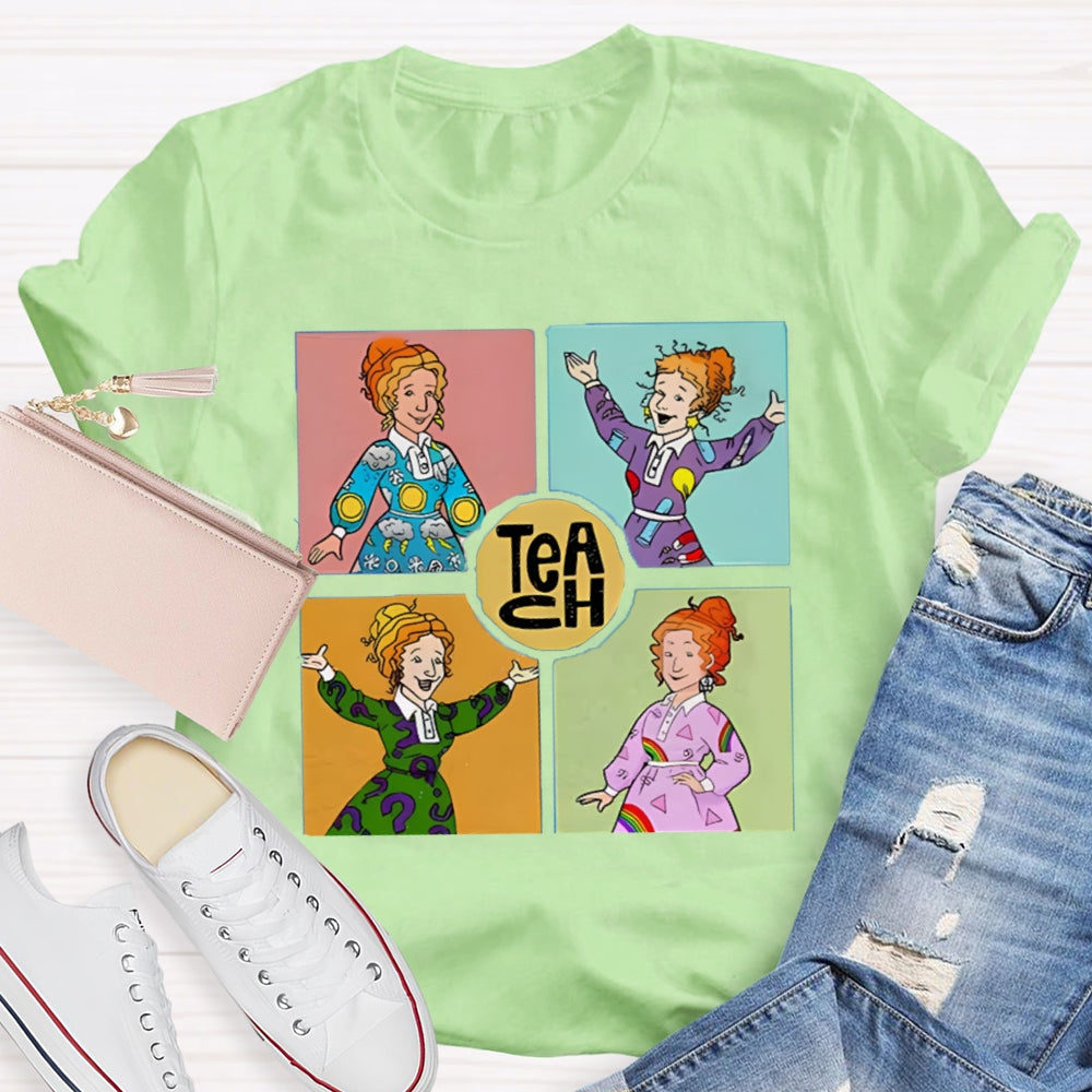 Teach Magic School Bus Teacher T-Shirt