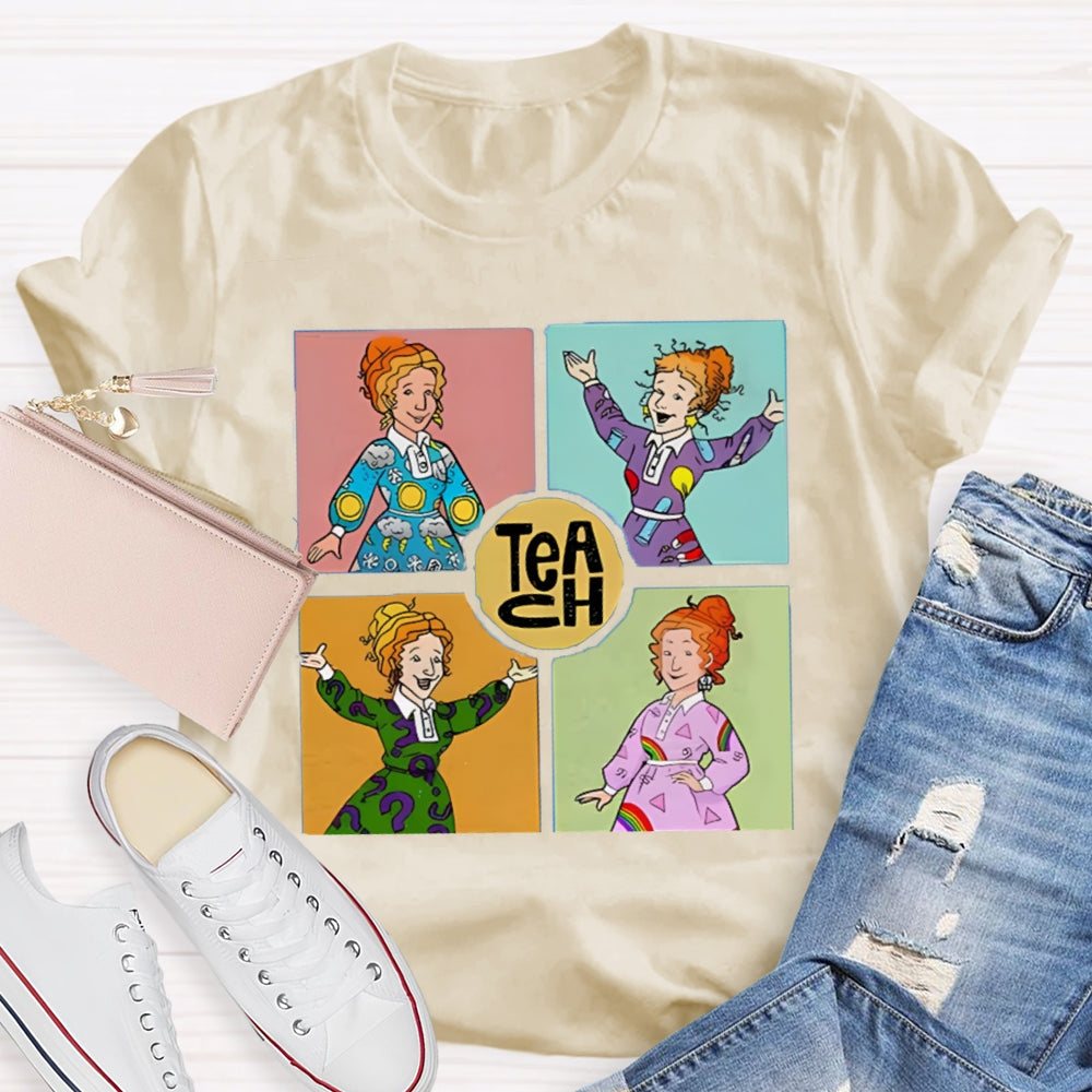 Teach Magic School Bus Teacher T-Shirt