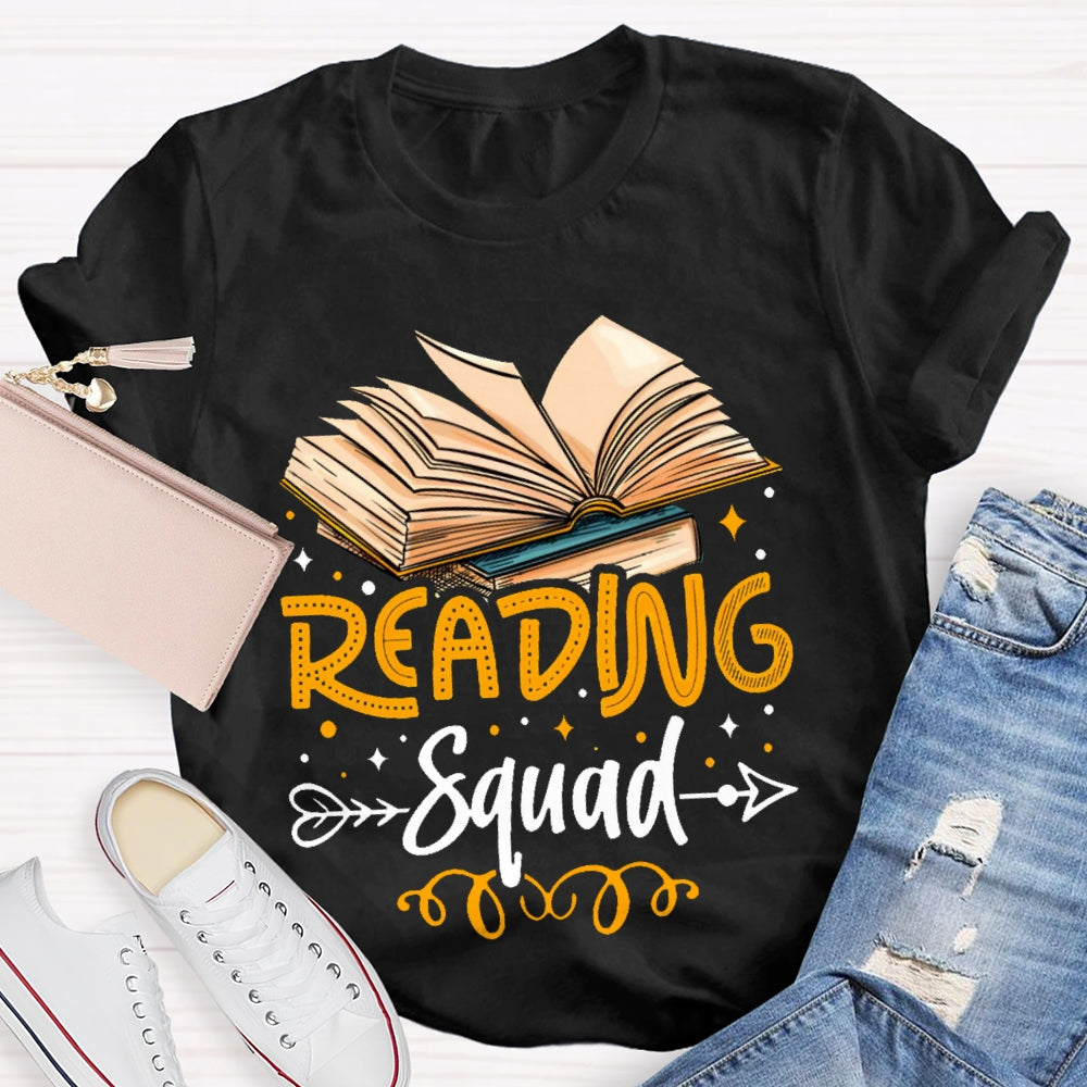 Reading Squad Books T-shirt