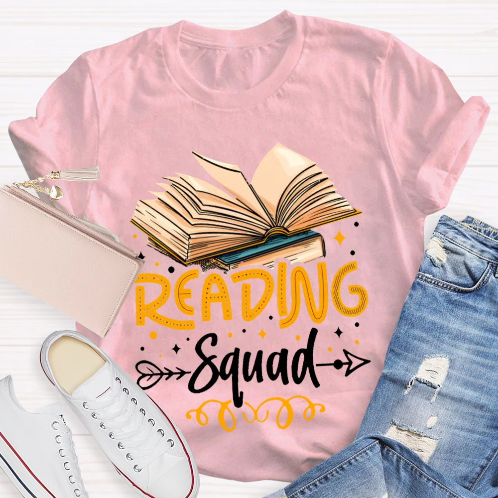 Reading Squad Books T-shirt