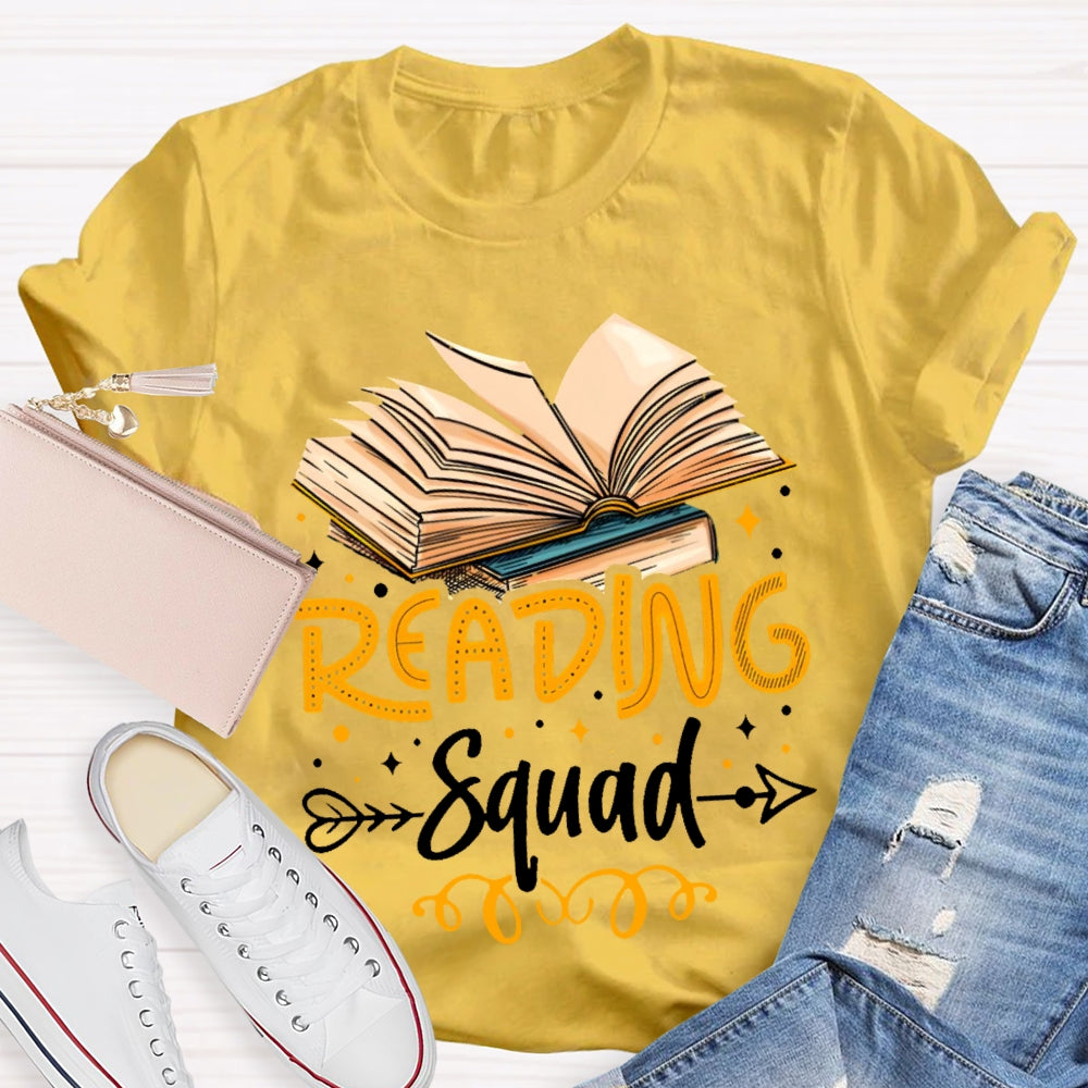 Reading Squad Books T-shirt