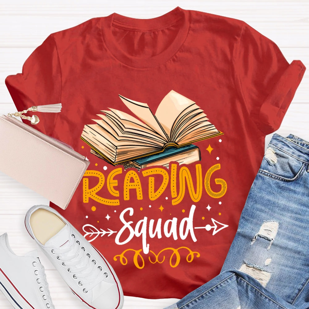 Reading Squad Books T-shirt
