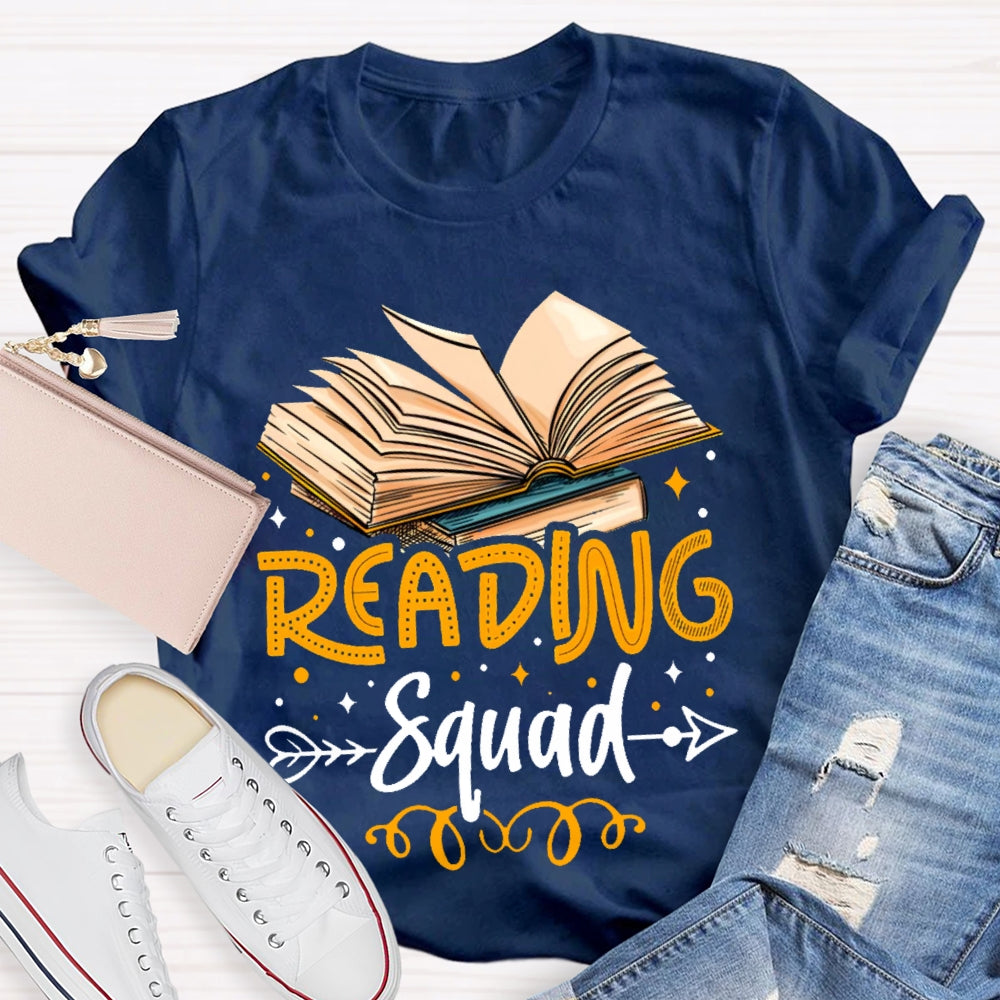 Reading Squad Books T-shirt