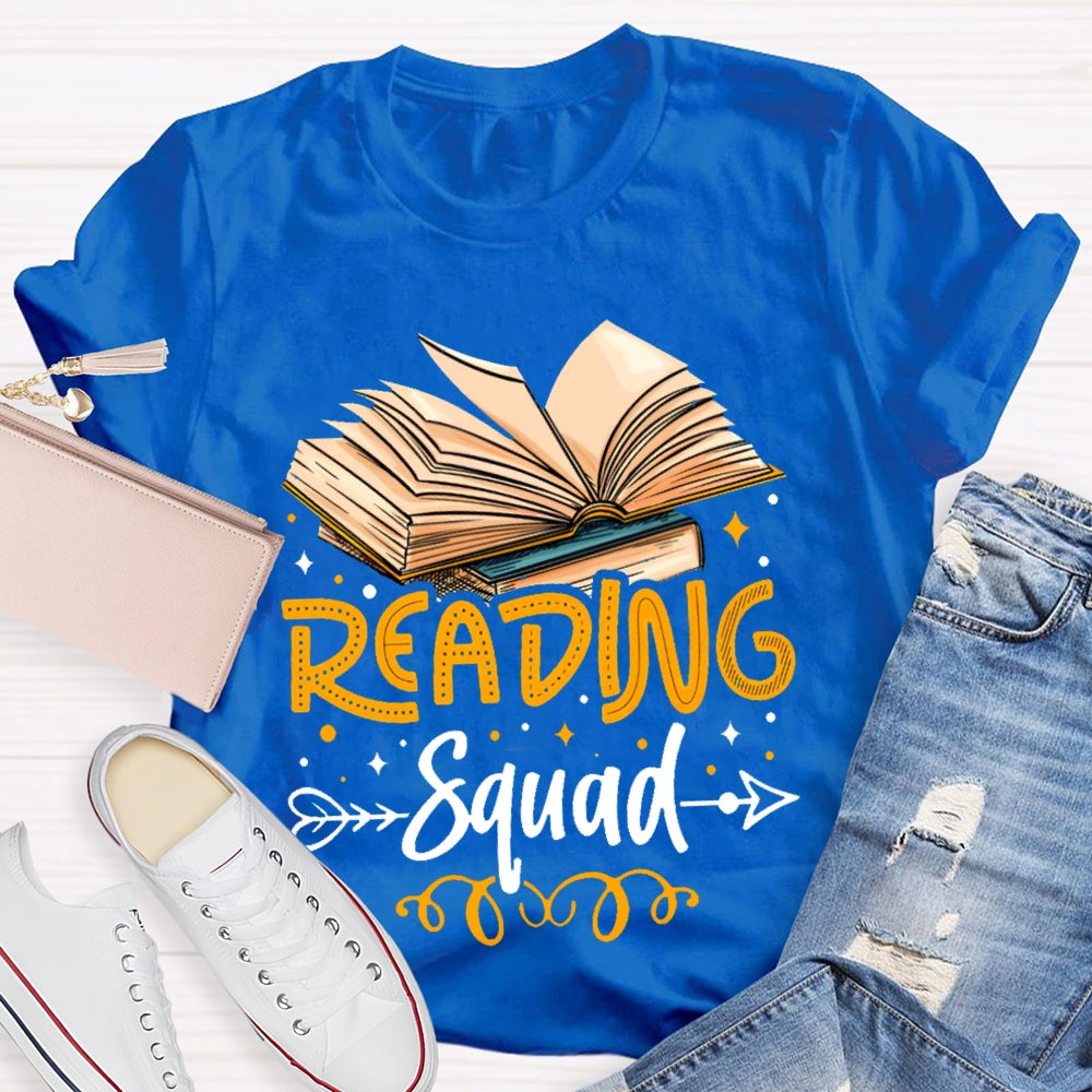 Reading Squad Books T-shirt