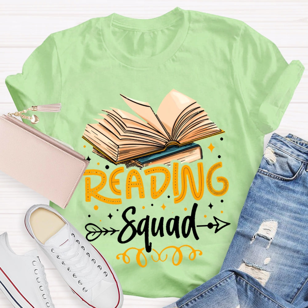 Reading Squad Books T-shirt