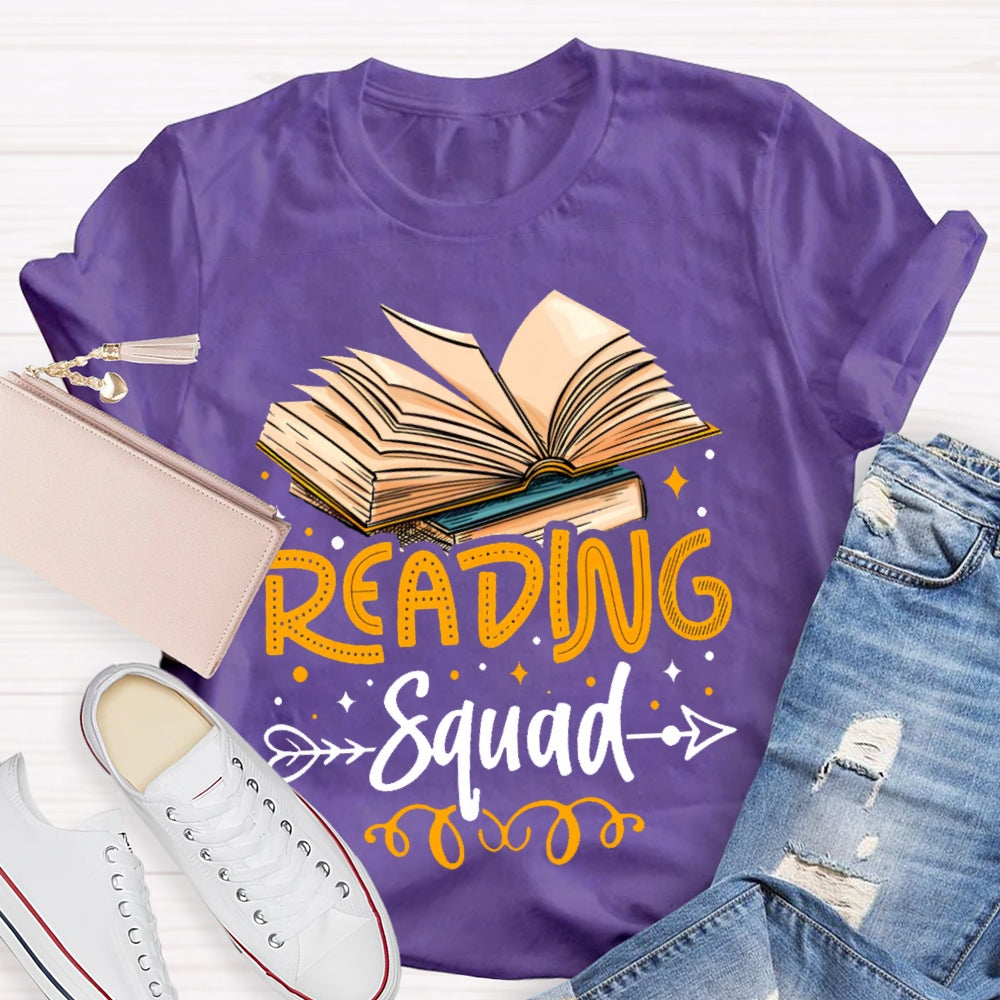 Reading Squad Books T-shirt