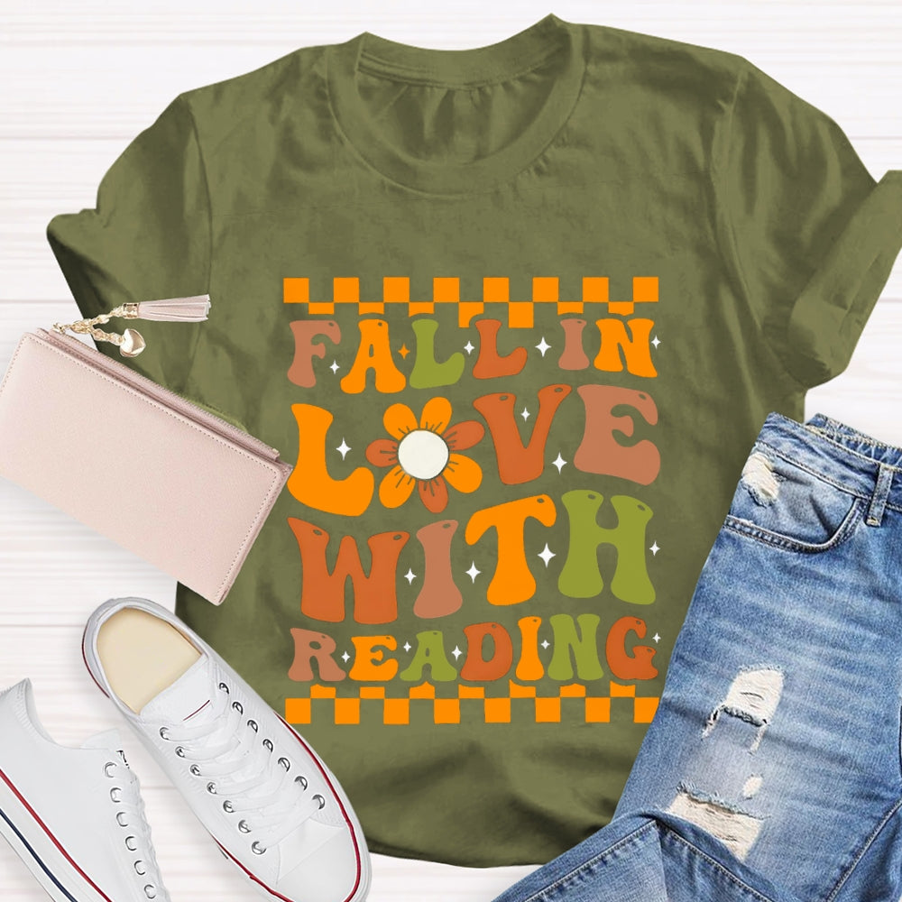 Fall In Love With Reading T-Shirt