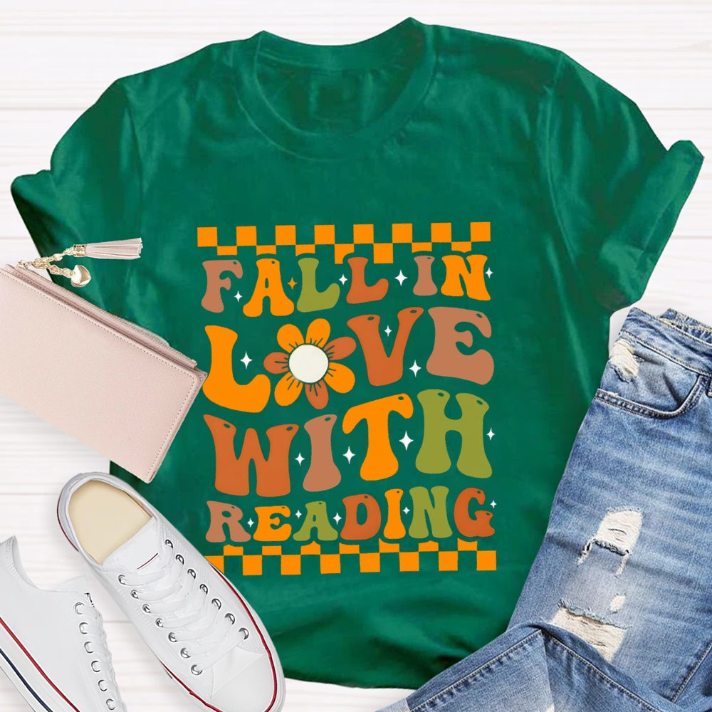 Fall In Love With Reading T-Shirt