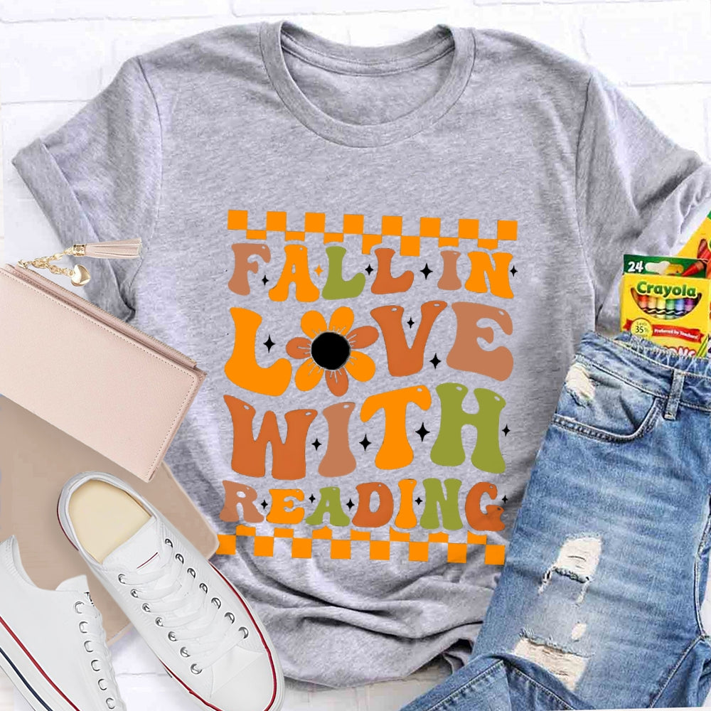 Fall In Love With Reading T-Shirt