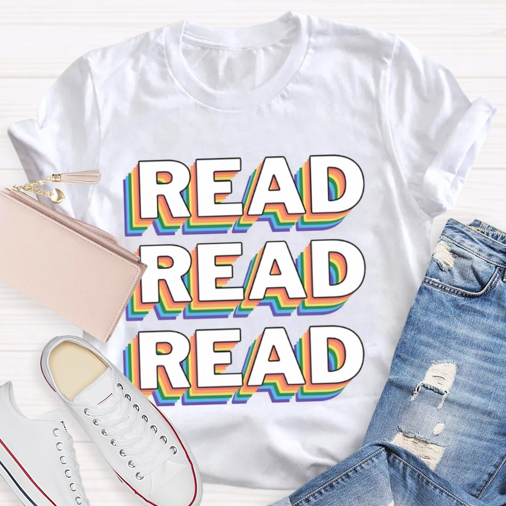 Read Overlapping Letters T-shirt