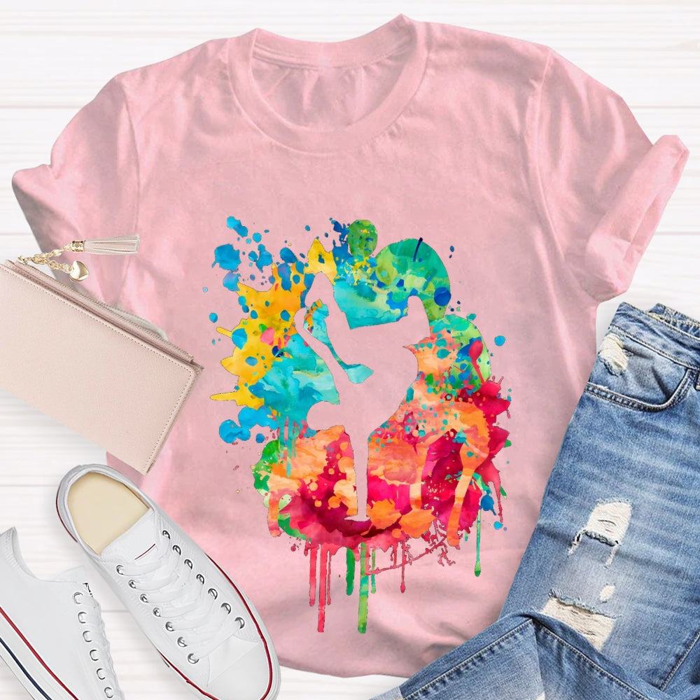 Jumping Dance Posture T-shirt