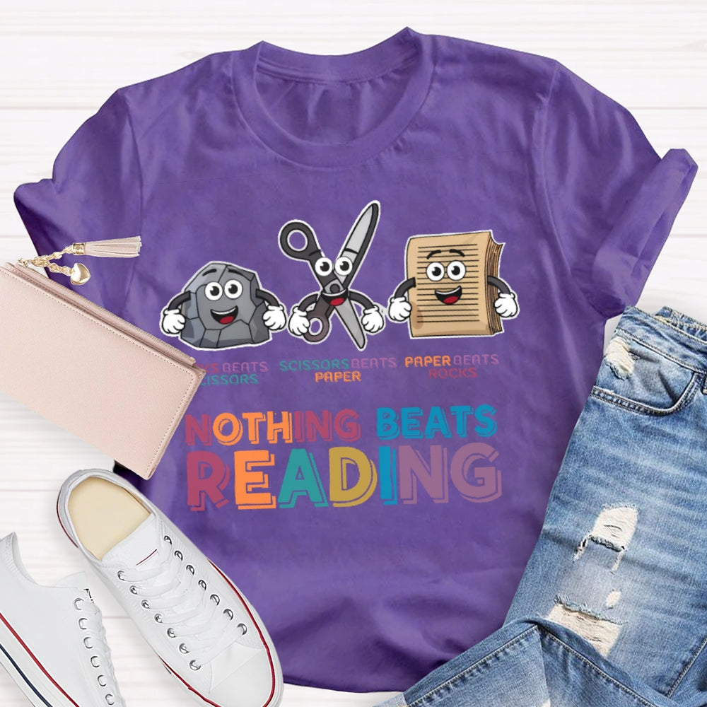 Nothing Beats Reading Funny Letters T-shirt