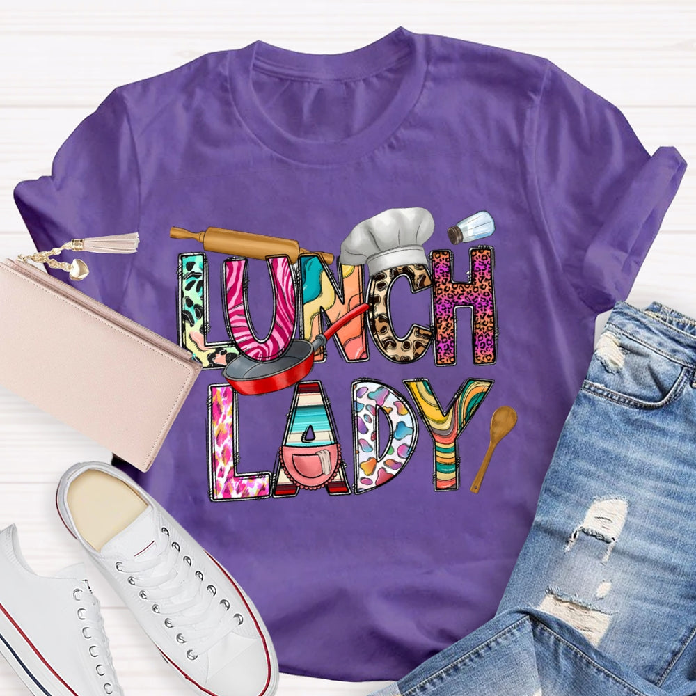 Lunch Lady Interesting Kitchenware T-shirt