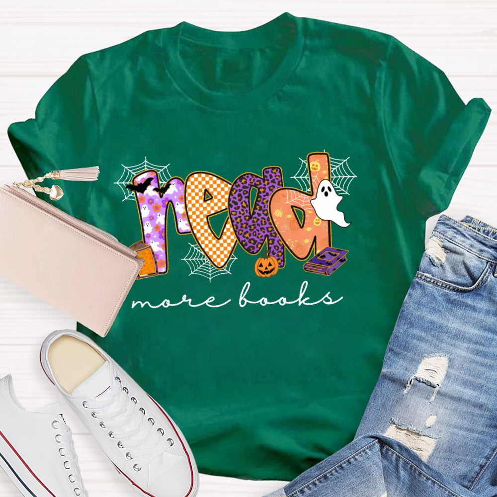 Read More Books Halloween Funny T-shirt