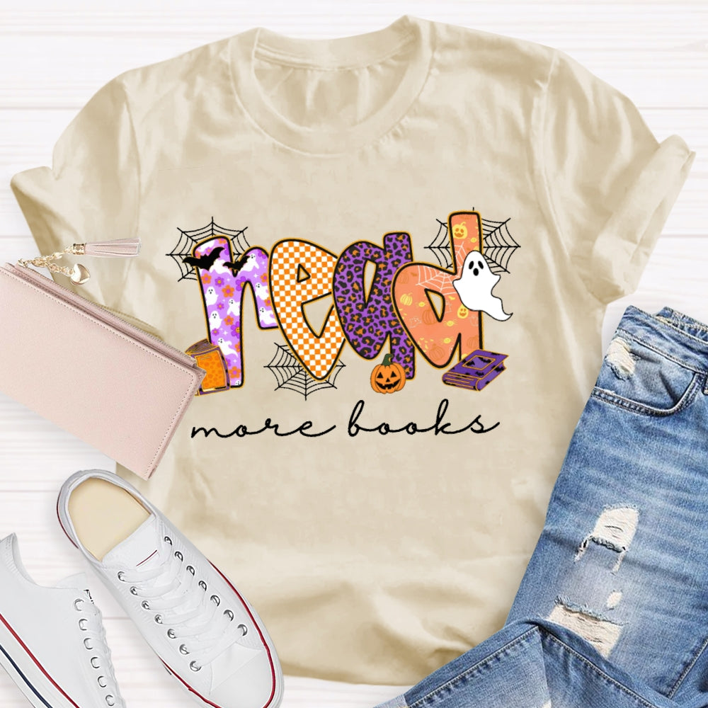 Read More Books Halloween Funny T-shirt