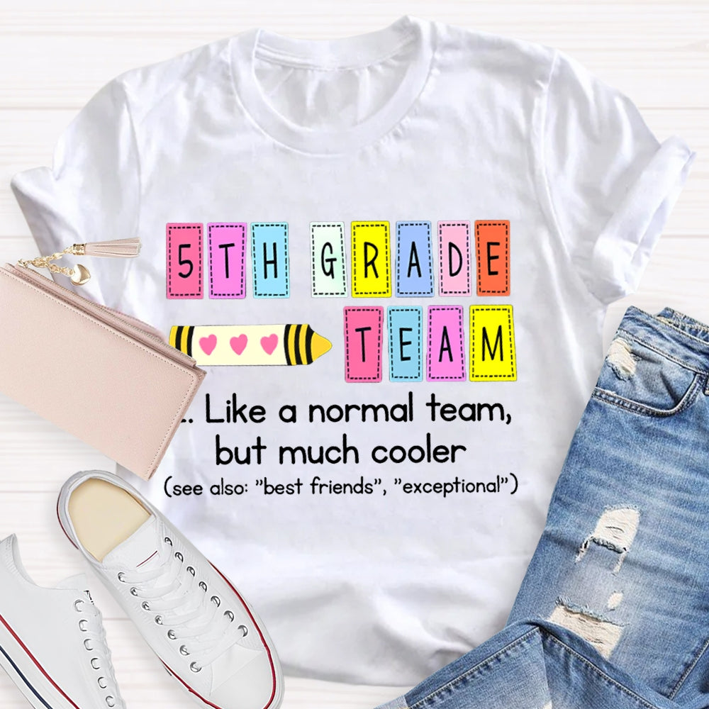 Personalized Grade Back To School Teacher T-Shirt