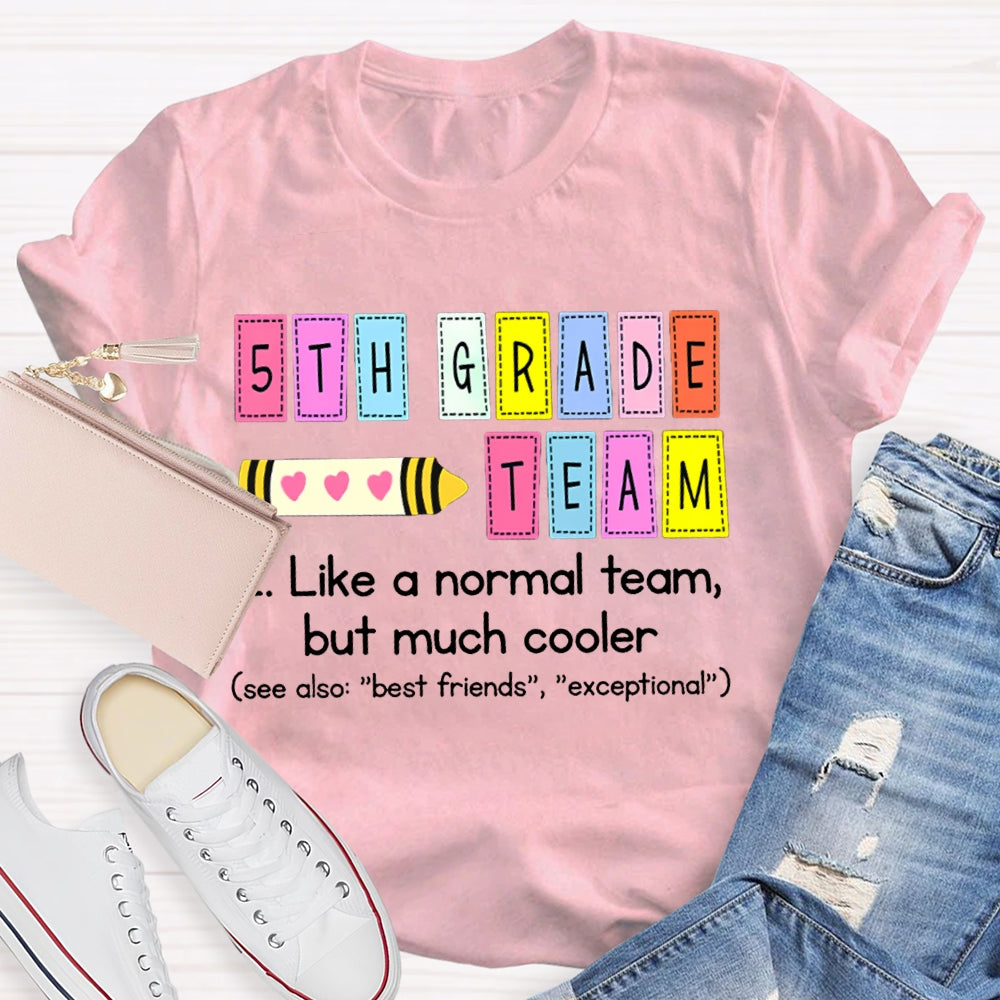 Personalized Grade Back To School Teacher T-Shirt