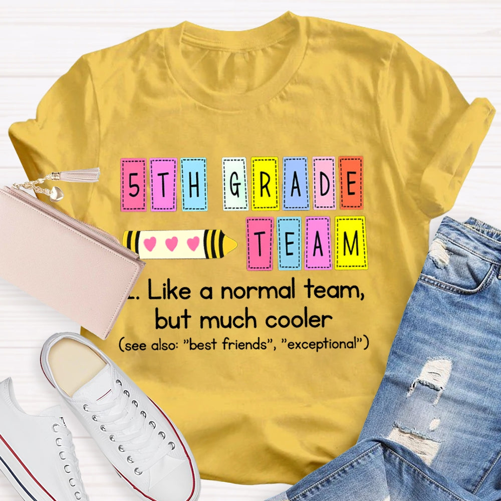 Personalized Grade Back To School Teacher T-Shirt