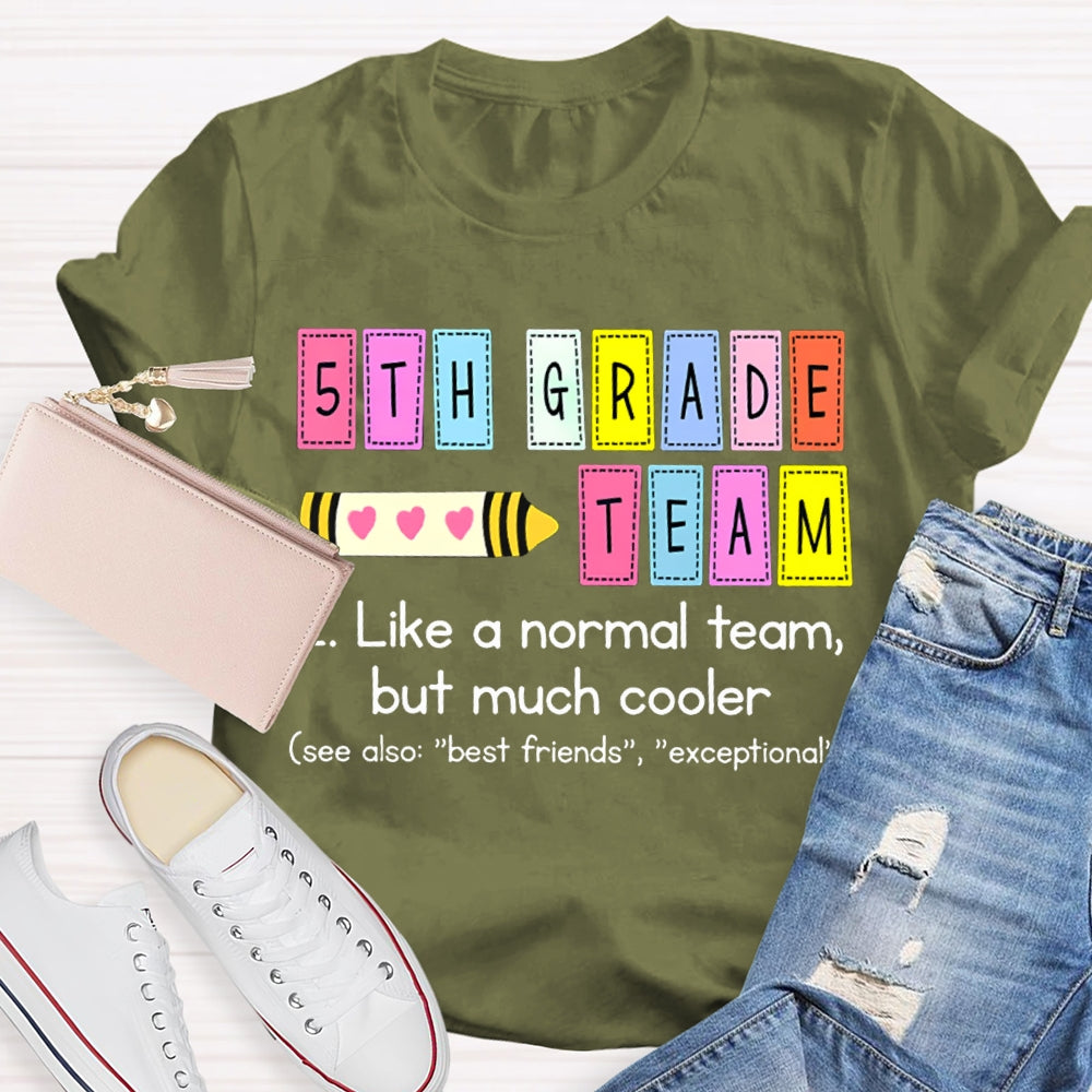 Personalized Grade Back To School Teacher T-Shirt