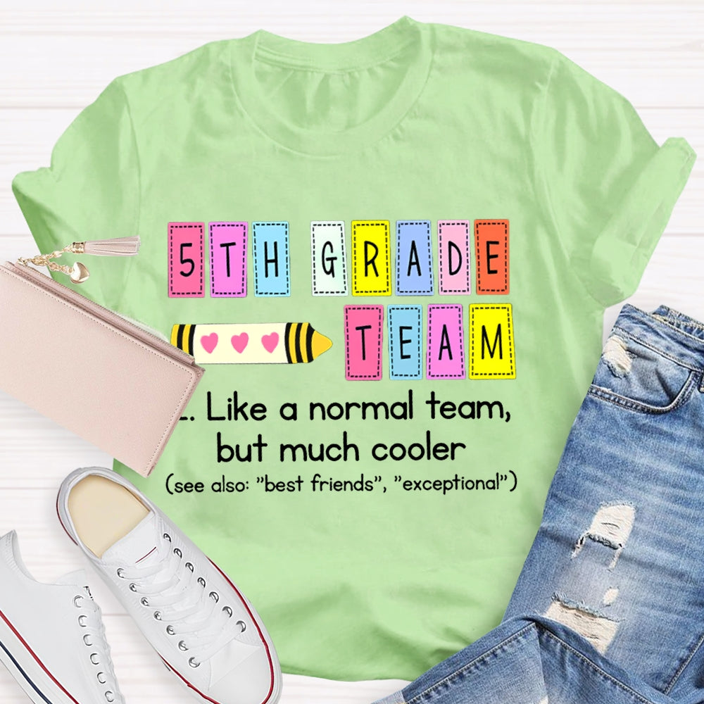 Personalized Grade Back To School Teacher T-Shirt