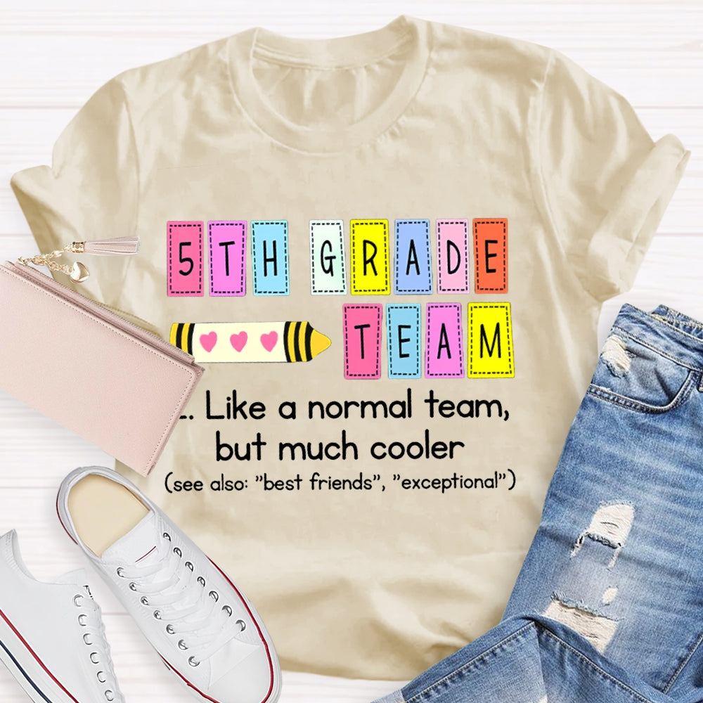 Personalized Grade Back To School Teacher T-Shirt