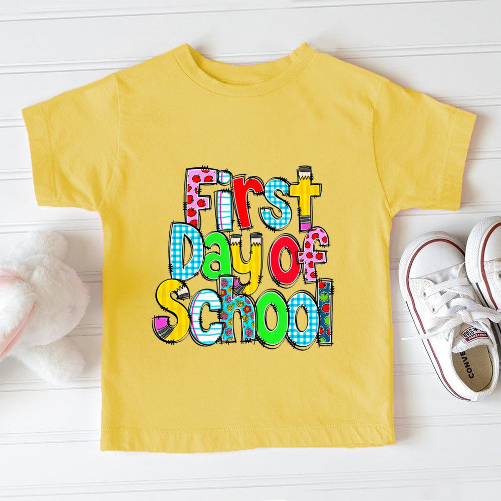 First Day Of School Toddler&Kids Tees