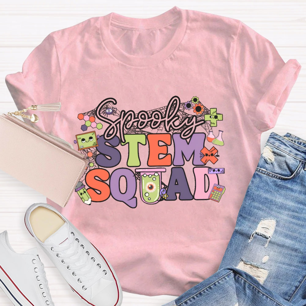 Spooky Stem Teacher Halloween T-shirt