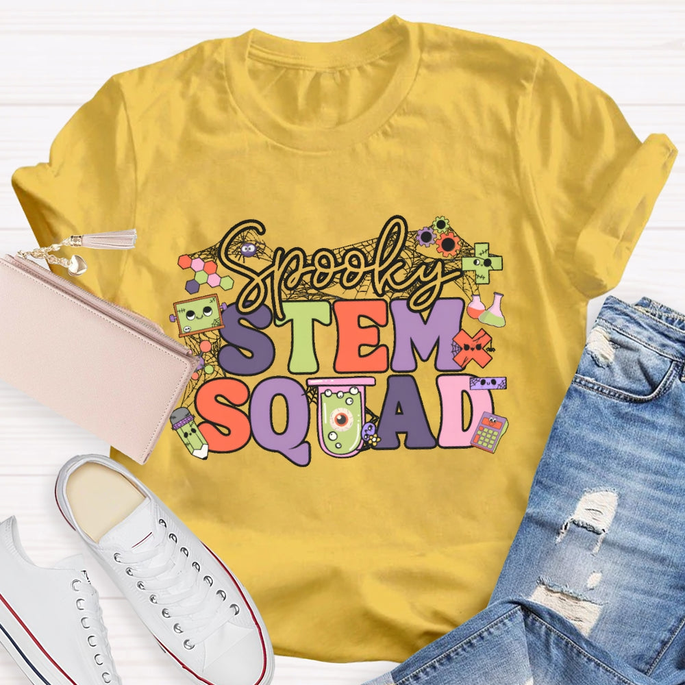 Spooky Stem Teacher Halloween T-shirt