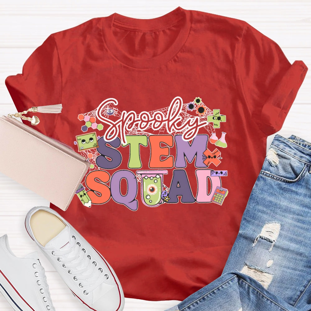 Spooky Stem Teacher Halloween T-shirt