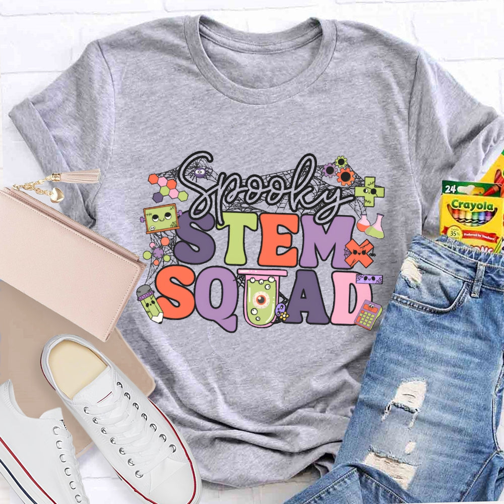 Spooky Stem Teacher Halloween T-shirt