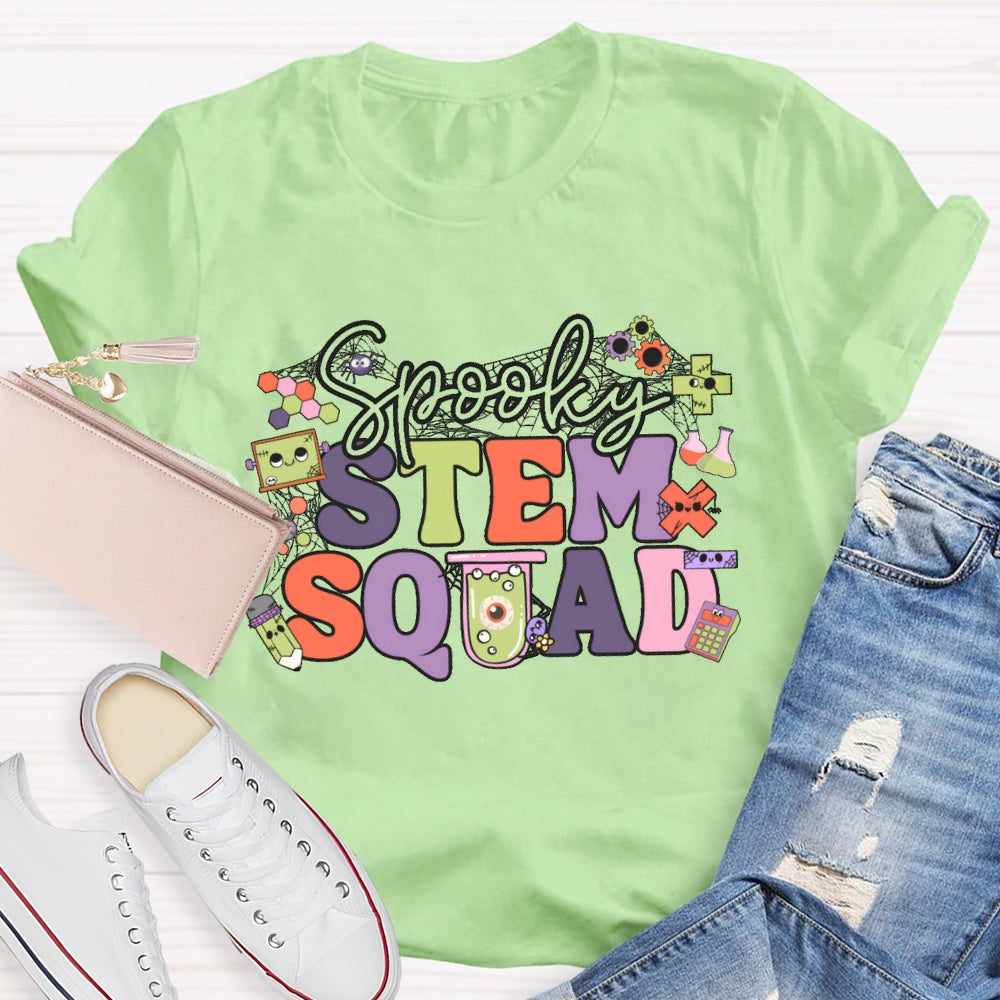 Spooky Stem Teacher Halloween T-shirt