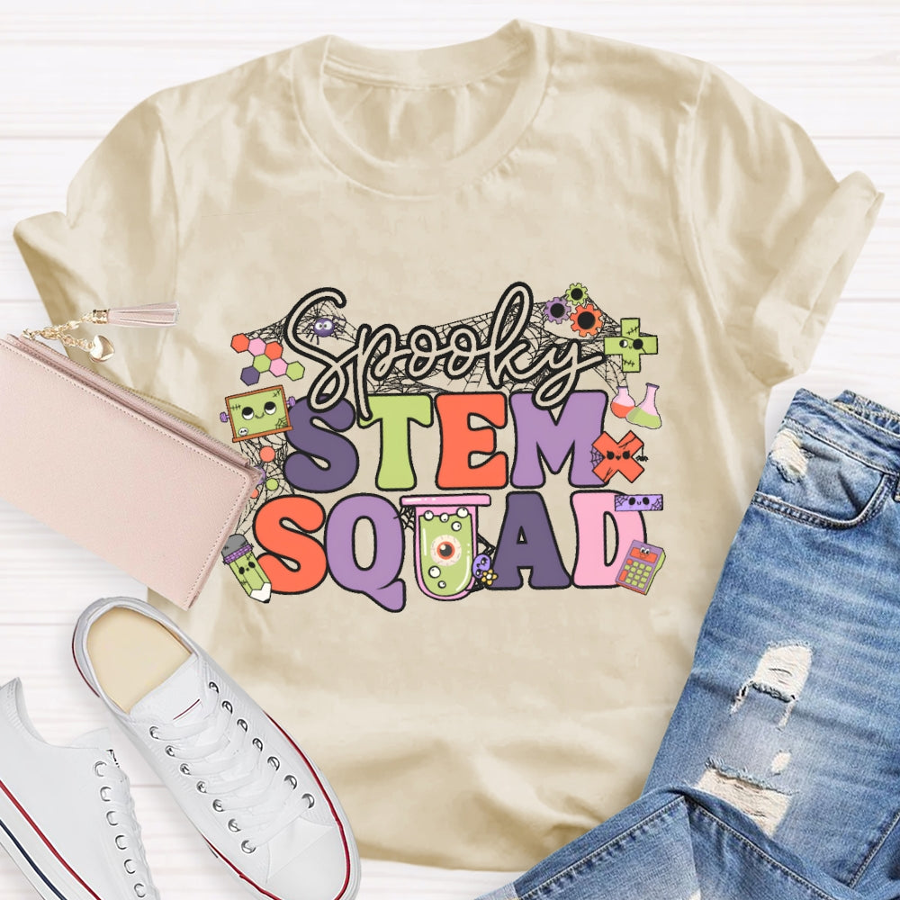 Spooky Stem Teacher Halloween T-shirt