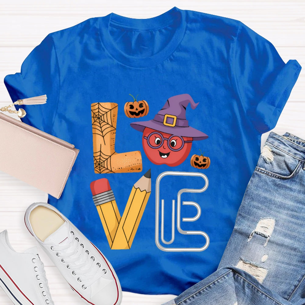 Love Halloween Pumpkin Funny T-shirt