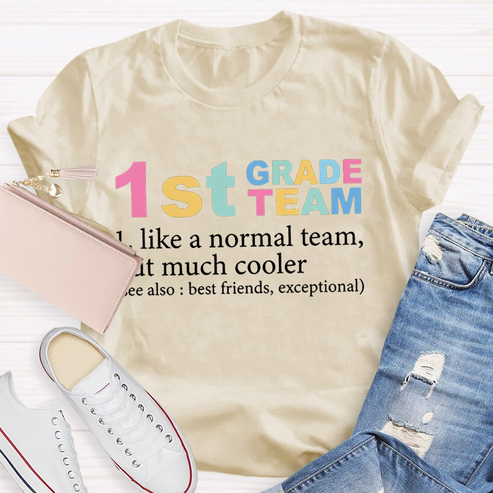 Personalized Team Grade Back To School Teacher T-Shirt