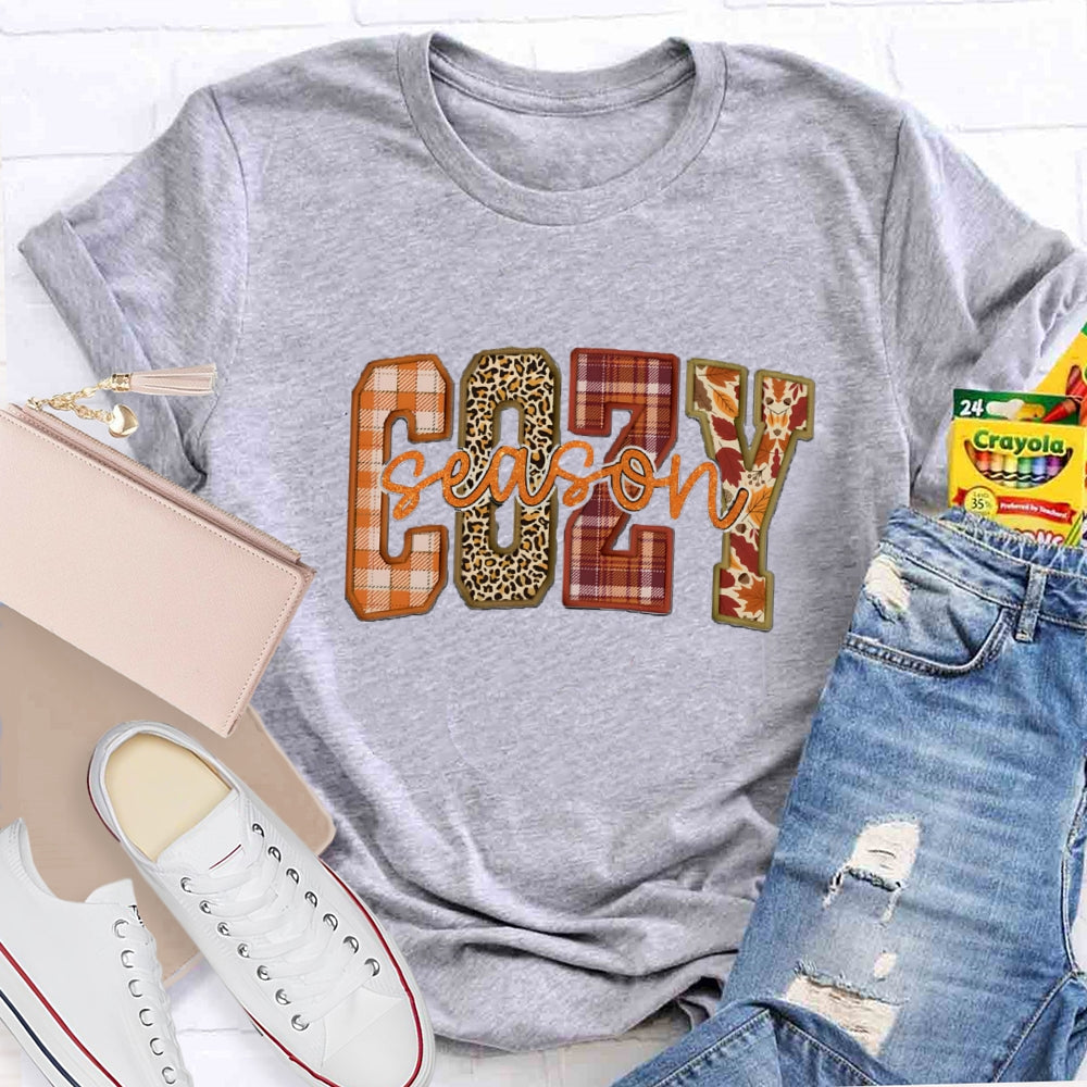 Cozy Season Fall Vies T-Shirt