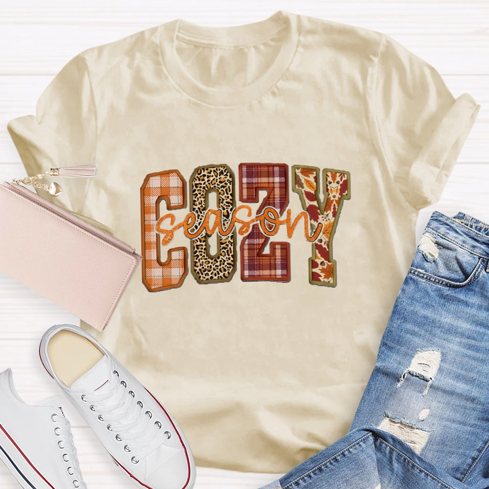 Cozy Season Fall Vies T-Shirt