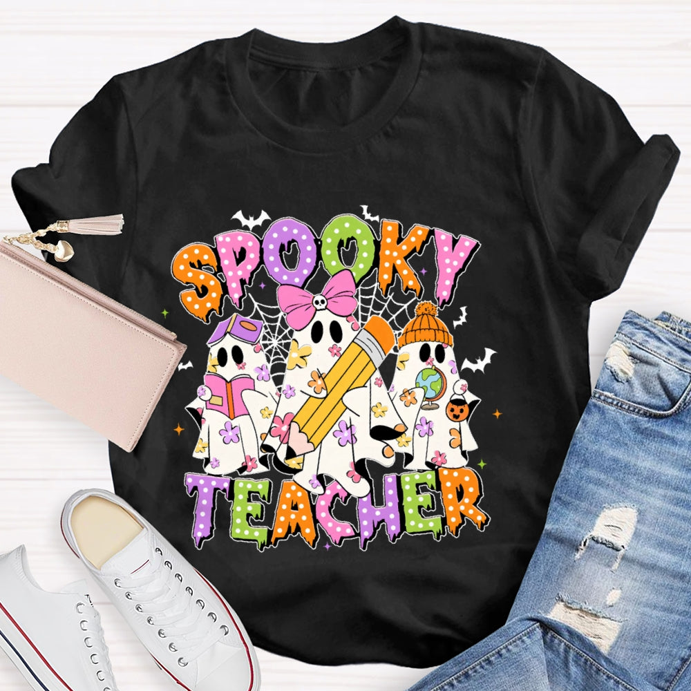 Spooky Teacher Funny T-shirt