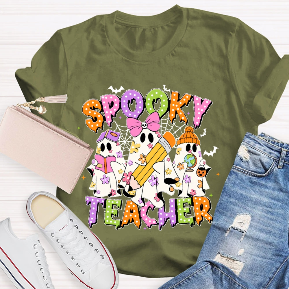 Spooky Teacher Funny T-shirt