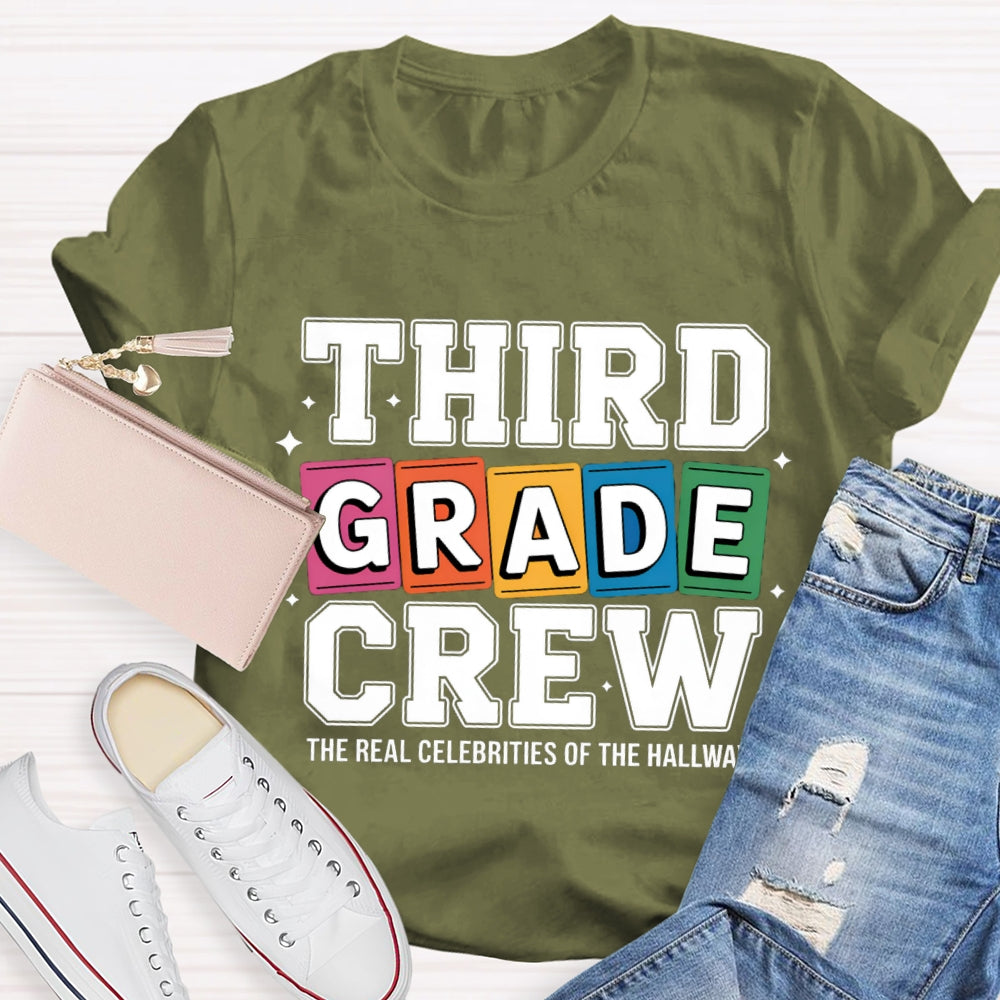 Personalized Grade The Real Celebrities Of The Hallway T-Shirt