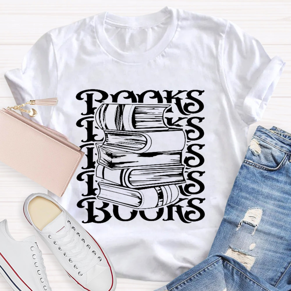 Books Reading Enthusiast Funny T-shirt