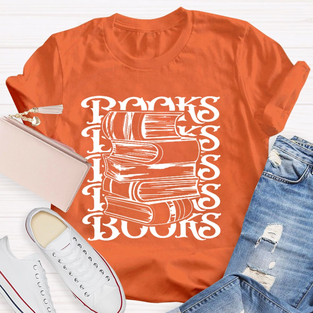 Books Reading Enthusiast Funny T-shirt