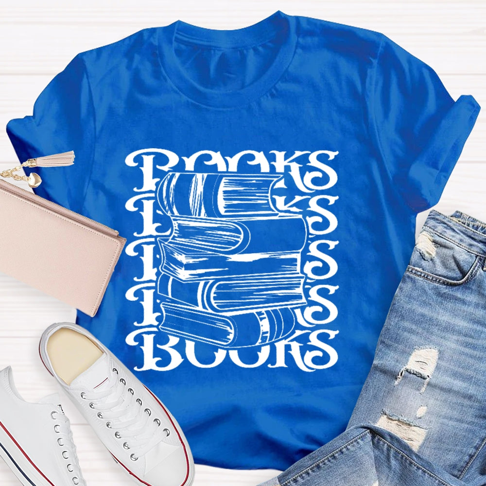 Books Reading Enthusiast Funny T-shirt